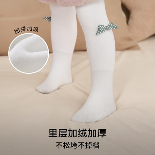 【婴童服配】嫚熙连裤袜子加绒加厚秋冬宝宝棉袜不吊裆女童打底裤袜 商品图3