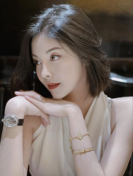 SH008-宝玑那不勒斯皇后36mm自动机械机芯 美洲鳄鱼皮表带（SH） 商品图6