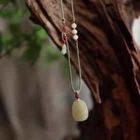 【普陀山】无事牌天然晴水和田玉