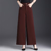 高腰阔腿裤春秋款宽松垂感直筒裤休闲西装裤长裤QYM9970 商品缩略图1