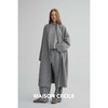 MAISON CECILE 两色|羊绒羊毛双面呢极简翻领茧型廓形长款大衣 商品缩略图3