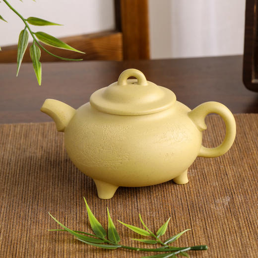 徐云翔圆容壶原矿本山绿全手工 约350cc 商品图0