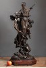 【已售】独角鹿西洋古董 19世纪法国雕塑名家Dumaige签名出品青铜人物雕塑《赫尔墨斯将潘多拉交给厄比美修斯》 商品缩略图1