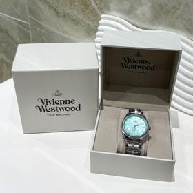 【香港仓】西太后手表蓝色银钢带37mm VV281TQSL