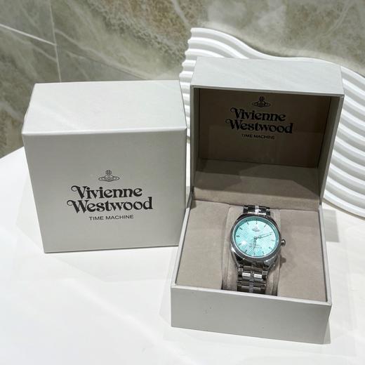 【香港仓】西太后手表蓝色银钢带37mm VV281TQSL 商品图0