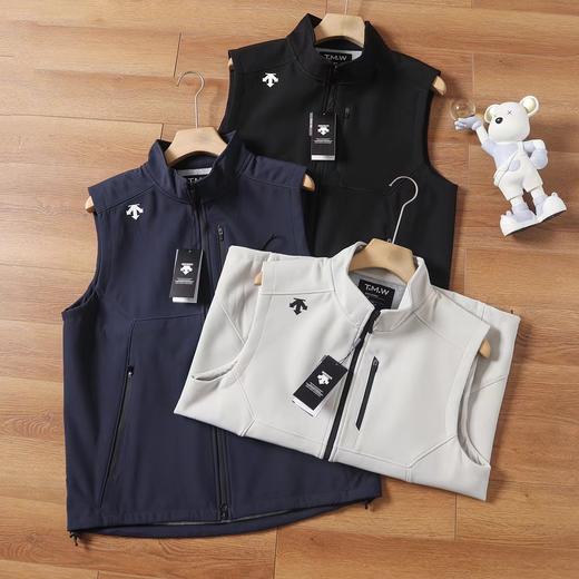D102026秋季情侣款立领软壳户外休闲防水防风马甲背心 商品图1