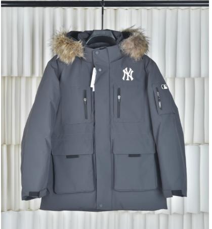 优选丨MLB毛领二代中长款鹅绒服毛领工装连帽（爆单预售3-5天） 商品图3