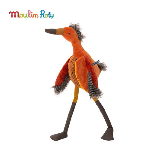 Moulin Roty 寰宇动物-飞行篇 玩偶合集（小鸡/蜂鸟/蓝足鲣鸟/鹈鹕/海鹦鹉/赤红鹭鸟/母鸡） 商品图4