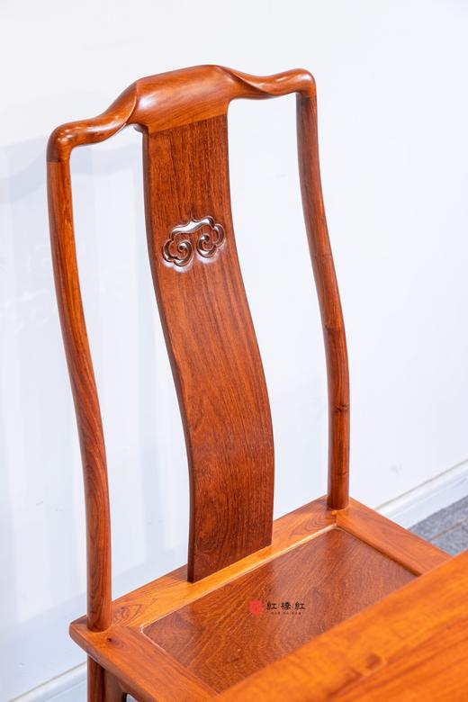 红桥红  家具严选  缅甸花梨(大果紫檀）  【98 马蹄腿双抽屉 小书桌】 商品图2