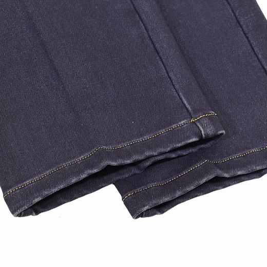 半身缘男裤 秋季舒适透气后袋凸胶宽松牛仔裤253301B15130018 商品图4