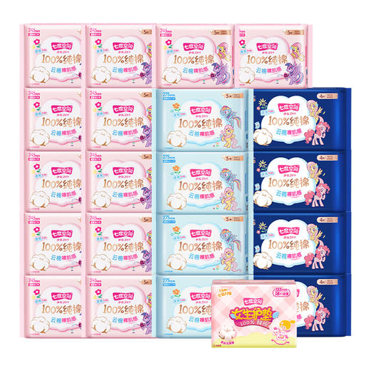 七度空间少女超薄245+275+338+护垫共104片(组套) 商品图0