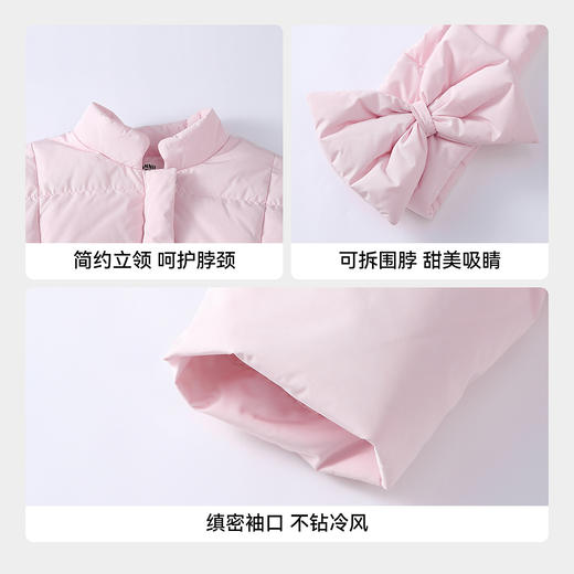 【实体店同款】女童短款羽绒服冬季新款安奈儿童装AG545378 商品图4