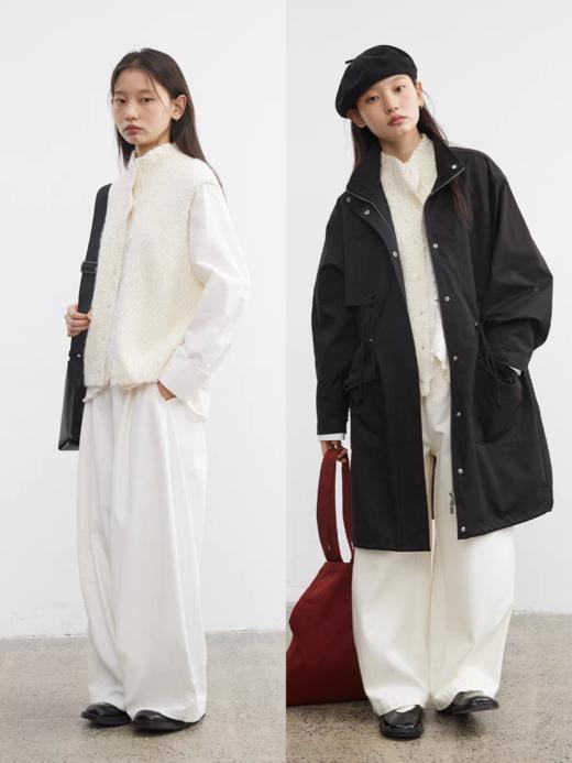 步履不停/5C14068C/短款羊毛立体针织马甲 商品图1