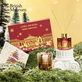 大英博物馆 圣诞系列 香氛蜡烛香薰套装-雪境麋踪