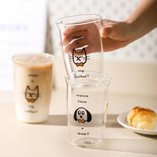 4楼Eubelle欧蓓 川岛屋高硼硅玻璃杯500ml 高颜值咖啡杯 耐高温 活动价：19.9元 商品图3