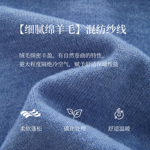 【10/23新品】熙世界奶黄色秋季穿搭针织开衫女慵懒风抽绳收腰软糯圆领毛衣外套 商品图2