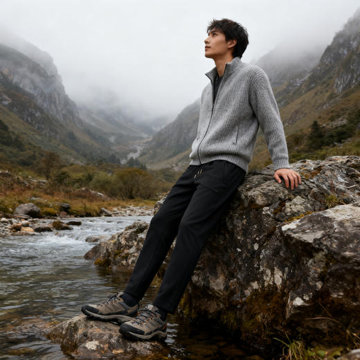 【专业抗寒裤 高级羊毛+桑蚕丝 堪称“出勤万搭王”】Schenvega斯辰唯佳 硬核六防羊绒蚕丝加绒休闲裤 商品图3