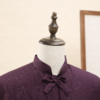 【福天华】高档寿服男棉套“紫罗兰”（紫色）百年工艺传统寿衣 商品缩略图2