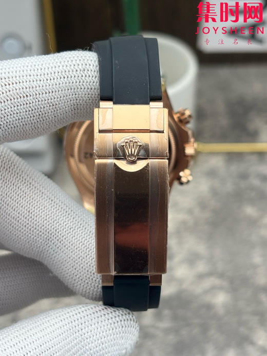 劳力士宇宙计型m126515 VS迪通拿4131配重版 VS配重版 玫金黑盘钻面 新款包边迪通拿 丹东4131一体机 男士腕表 表径40mm 商品图7