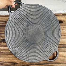 圆形铁板烤盘丨铸铁烤盘，韩式烤肉双耳盘，户外便携不粘烤盘，30cm ⭐️顺丰快递