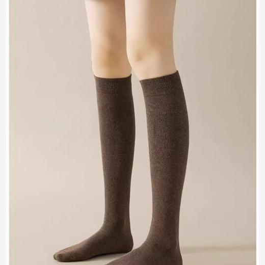 超值三双【微压瘦腿！亲肤高弹小腿棉袜】高筒小腿袜秋冬日系jk保暖长腿瘦腿女袜 吸汗微压长筒袜子女棉袜。rc 商品图3