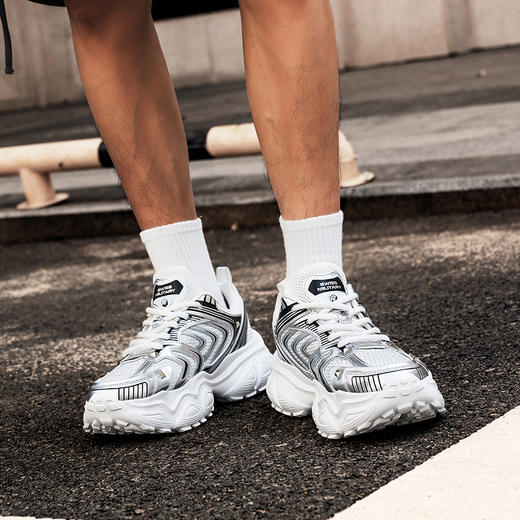 瑞士军工SWISS MILITARY时尚情侣户外增高老爹鞋 SM8801 商品图9