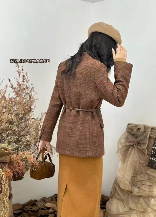 34BAR233452#加棉全羊毛呢外套 商品图2