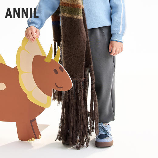 【实体店同款】男童针织夹裤冬季新款安奈儿童装XB546035 商品图2