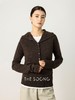 THESOONG|德国进口机织羊毛羊绒高密定染纽扣连帽毛衣女HWMY8004 商品缩略图4