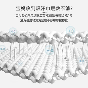 9i9宝宝吸汗巾纯棉a类婴儿垫背巾纱布隔汗巾幼儿园卡通5条装A8 商品图2