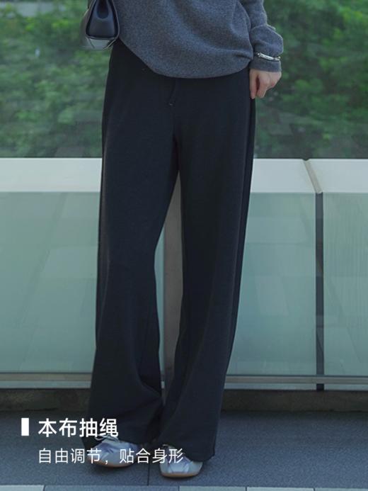 糯米垂感弹力腰直筒休闲裤FCF3PAT131 商品图4