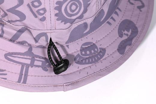 严素渔夫帽，山海户外活动软帽檐渔夫帽，可调头围透气全顶帽健身徒步严素态度 商品图7