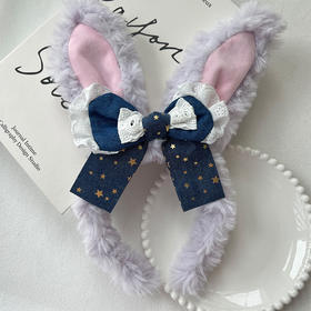 兔耳蝴蝶结发箍纪念日百货门店同款-164550578