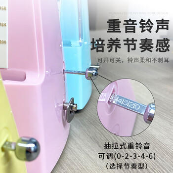 NKKIO尼康节拍器日本进口机芯钢琴考级专用吉他乐器通用 经典款-淡雅绿 商品图3