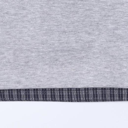 6963SDSA男士秋冬新款痞帅男装宽松潮牌拼接翻领卫衣百搭时尚套头上衣 商品图3