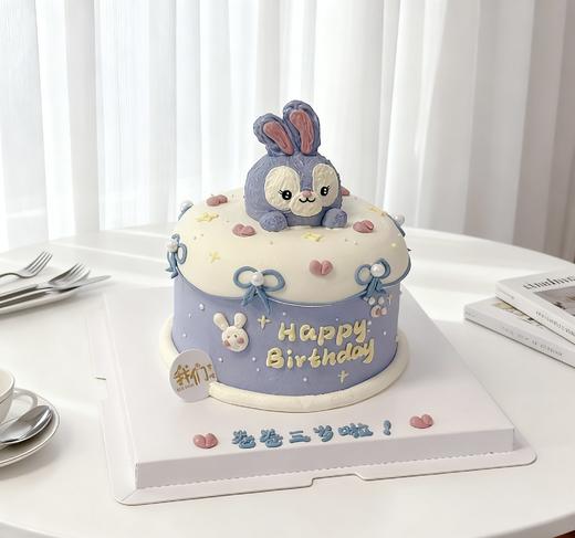 手绘星黛露兔子复古蛋糕-低糖处理无添加 商品图2