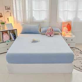 买一送一【全尚慕斯天鹅牛奶绒床笠】单拍不发！【3-5天发货】