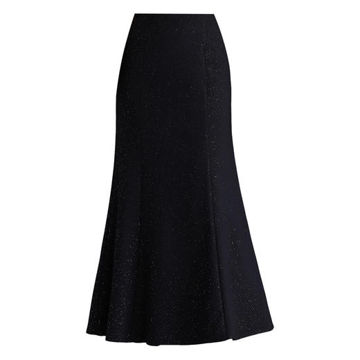 MYX显瘦黑色鱼尾裙长款高腰通勤时尚包臀裙2025年冬款洋气优雅半身裙 商品图4