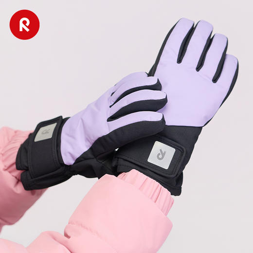 芬兰reima2025秋冬新款男女儿童拒风拒水亲肤抓绒保暖运动棉手套 商品图4