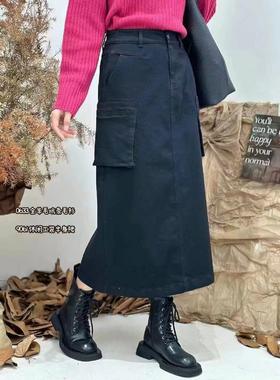 Q49061#工装半身裙