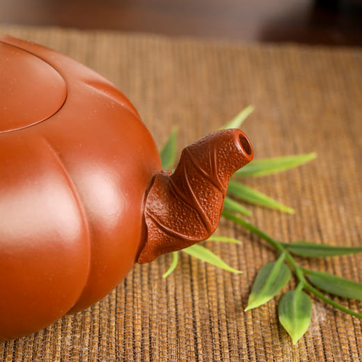 徐云翔南瓜壶原矿朱泥全手工 约250cc 商品图4