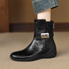 【预售5天】超轻超软时尚秋冬圆头内增高短筒短靴子休闲时装靴ZYY&A1532 商品缩略图2