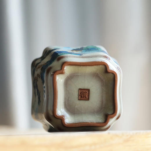 问鼎哥窑致巧款四相杯（山间幽居） 商品图1