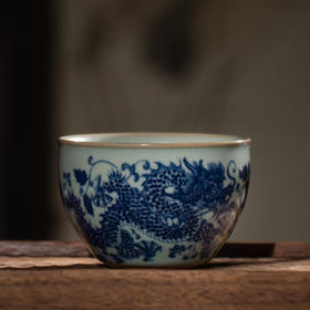 问鼎留青/天青/风水缸杯（水龙吟）