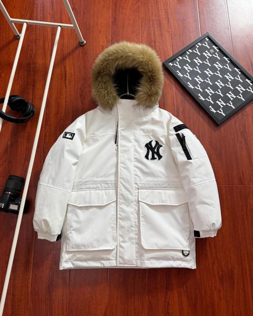 鼎级原版 MLB纽约洋基队 徽标毛领工装/羽绒服 商品图2