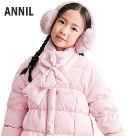 【实体店同款】女童短款羽绒服冬季新款安奈儿童装AG545378