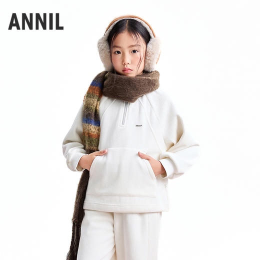 【实体店同款】女童长袖卫衣冬季新款安奈儿童装AG541374 商品图0