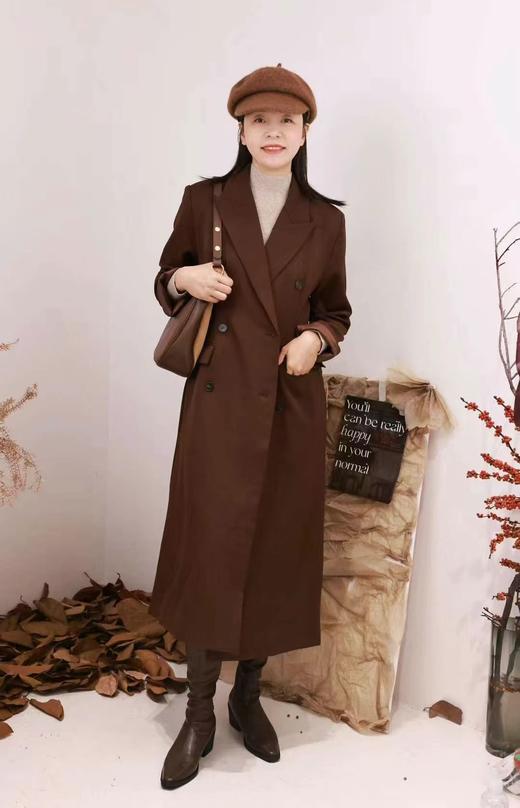 33GAQ210781#长款西装风衣 商品图1