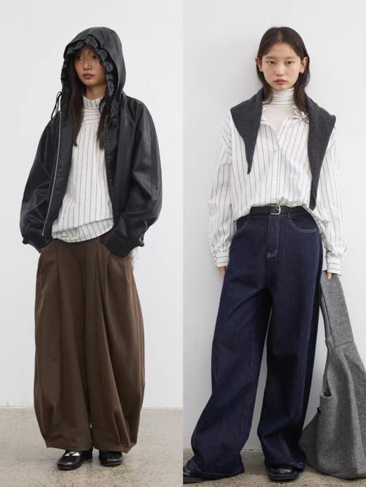 步履不停/5C11280C/两穿条纹衬衫 商品图0