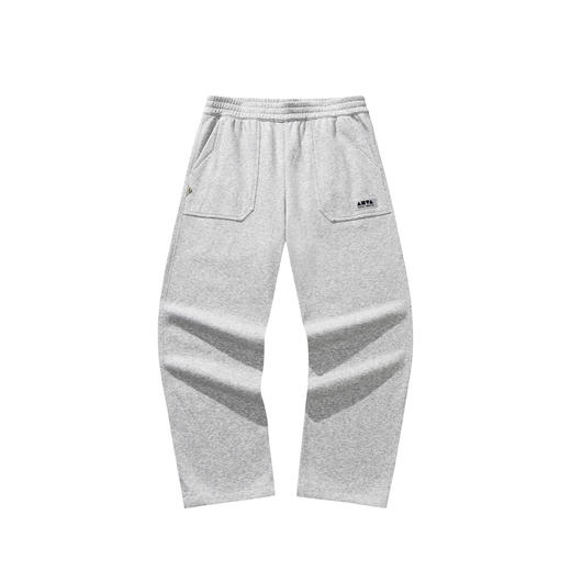 安踏休闲长裤男女秋冬新款加绒保暖宽松阔腿裤百搭卫裤172548301N 商品图0